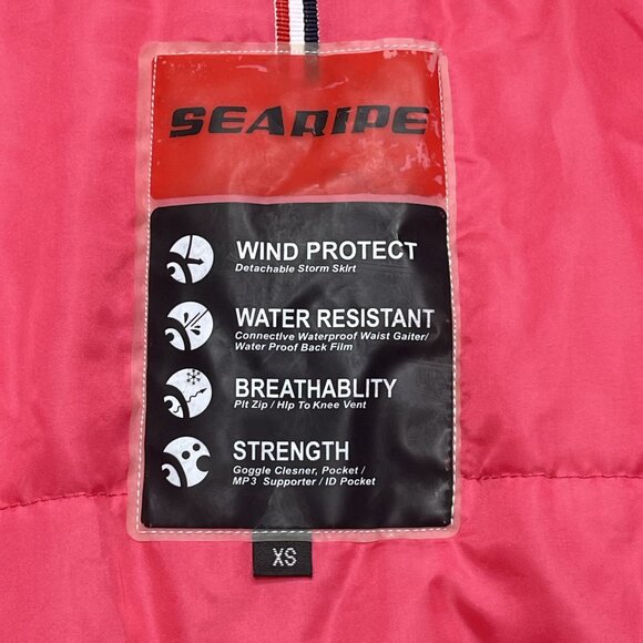 Searipe XS Wind & Water Resistant Ski Snowboard Jacket Muliticolor - Picture 3 of 11